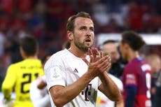 Watch live: Harry Kane officially presented as Bayern Munich player after Super Cup debut