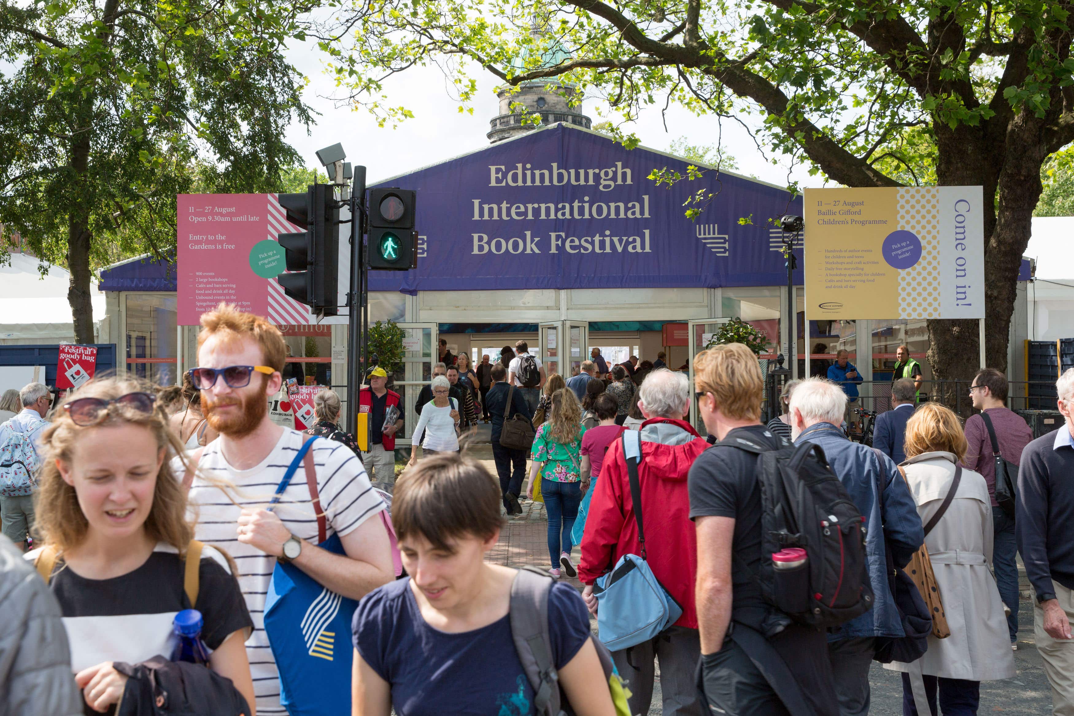 Authors walk out of Edinburgh book festival event in protest at fossil