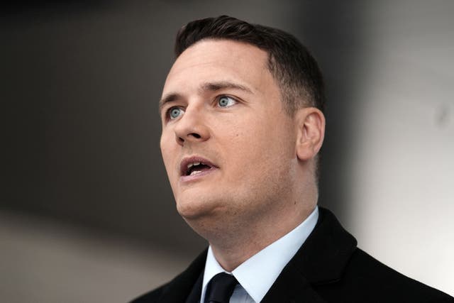Labour MP West Streeting has spoken about the ‘daunting’ prospect of being the next health secretary after the general election (Jordan Pettitt/PA)