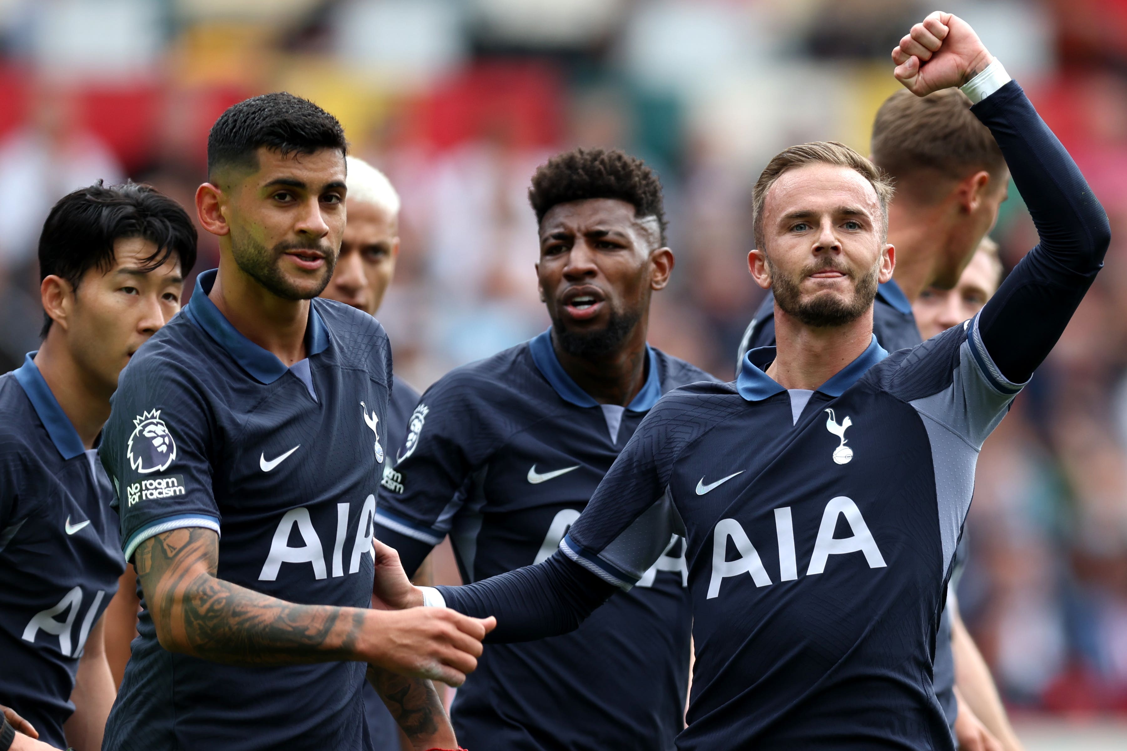 Two assists for James Maddison as Tottenham move on without Harry Kane with  draw