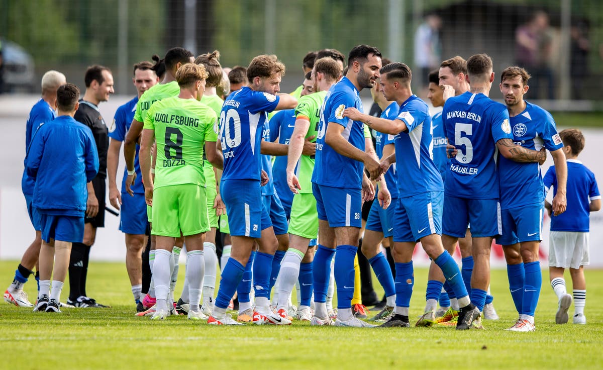 Makkabi Berlin becomes the first Jewish team to play in the German Cup in a loss to Wolfsburg