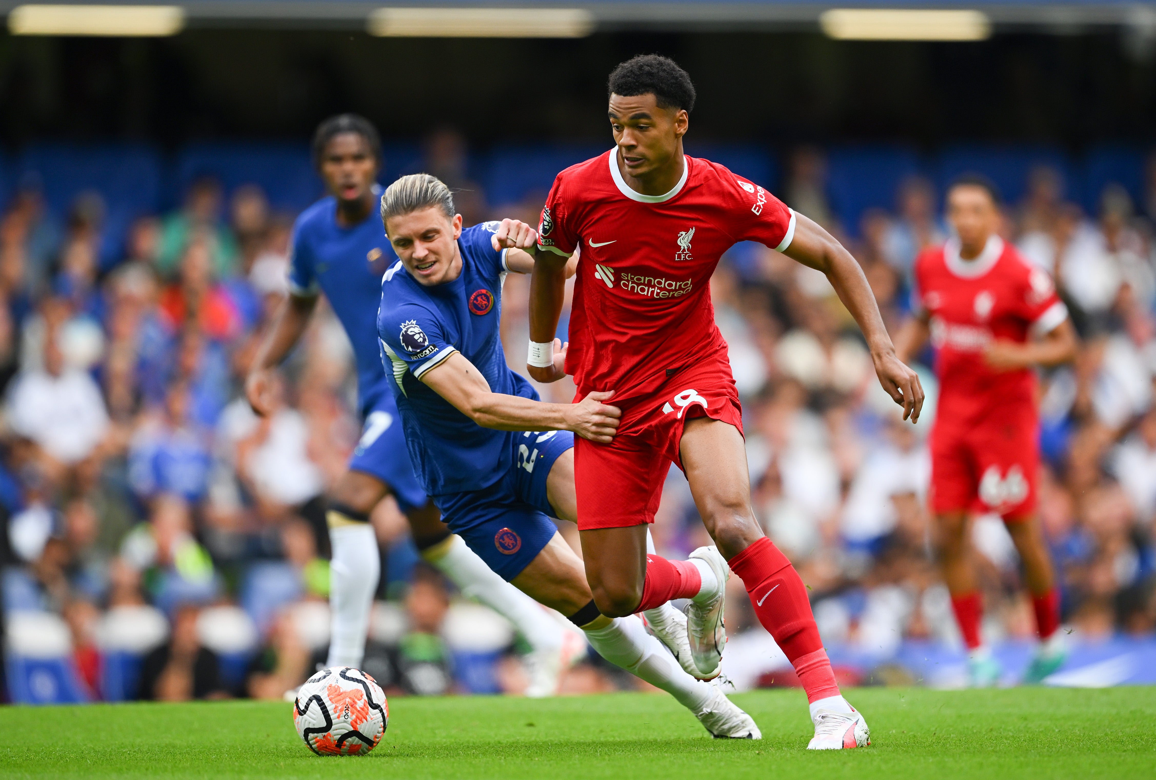 Conor Gallagher and Cody Gakpo both featured in central midfield