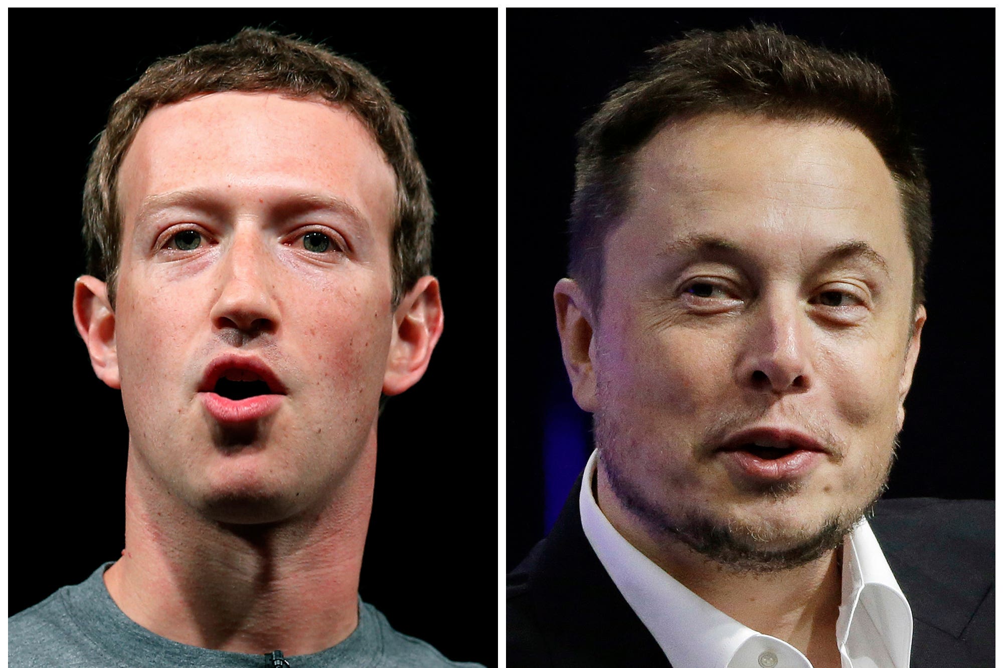 Mark Zuckerberg and Elon Musk seemingly agreed to a brawl in June (Manu Fernandez, Stephan Savoia/AP)