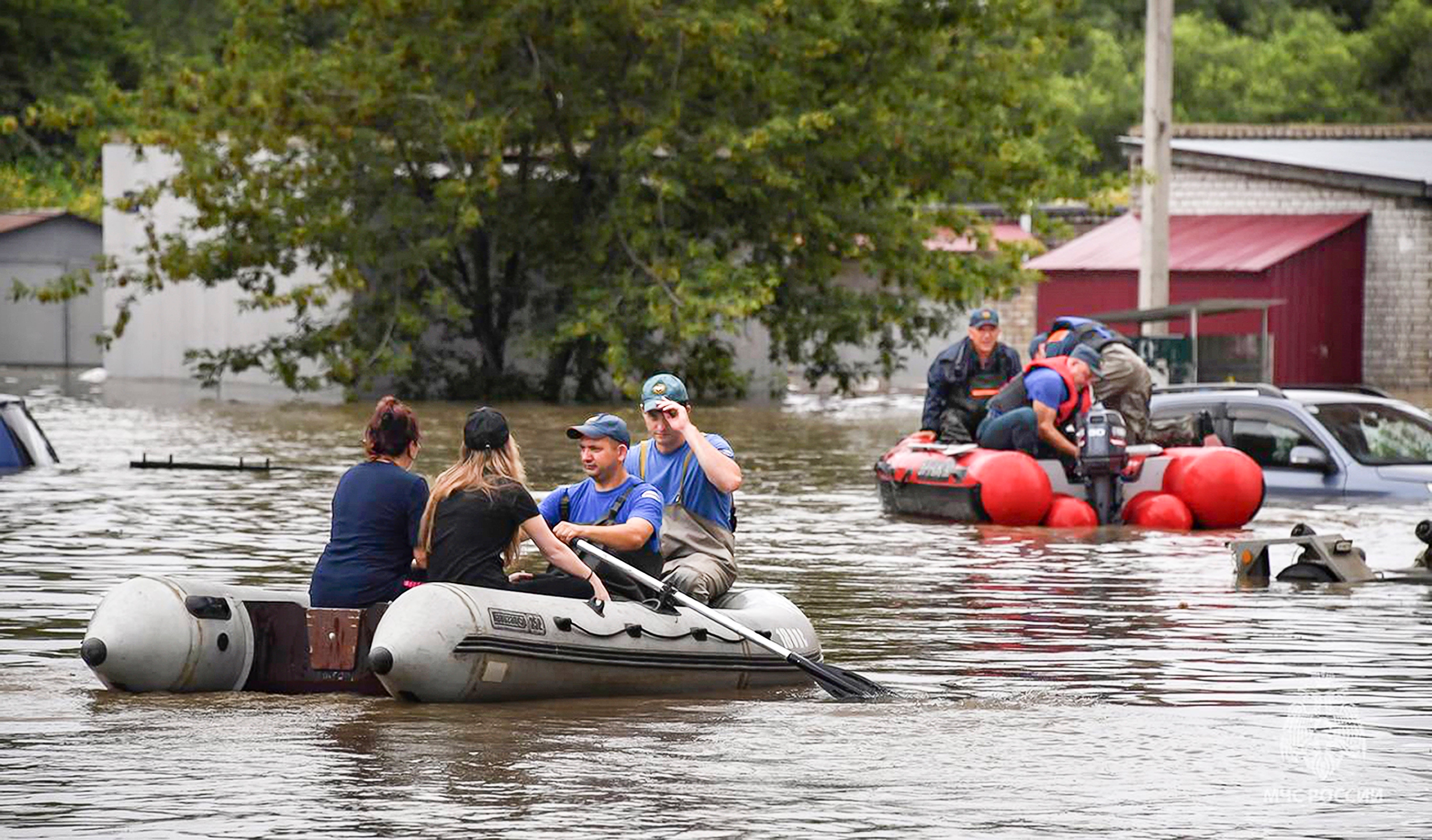Russia Flooding Far East
