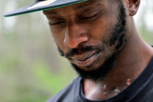 <p>One of the victims, Michael Corey Jenkins, who was tortured by the six officers </p>
