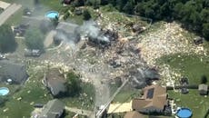 Aerial footage shows remains of Pennsylvania house destroyed in deadly gas explosion