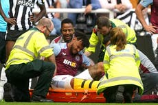 Aston Villa suffer another blow as extent of Tyrone Mings knee injury revealed