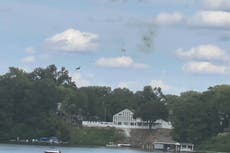 Pilot and crew member safely eject before serious crash during air show finale