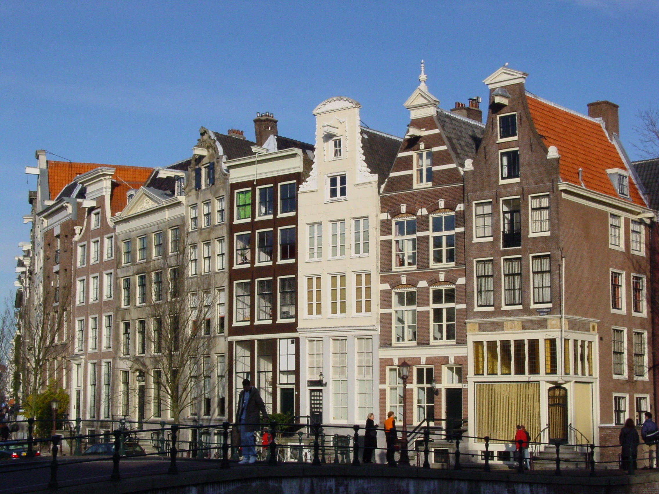Distant dream: Canal houses in Amsterdam