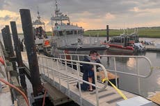 Four pleasure craft divers rescued after going missing off coast of North Carolina