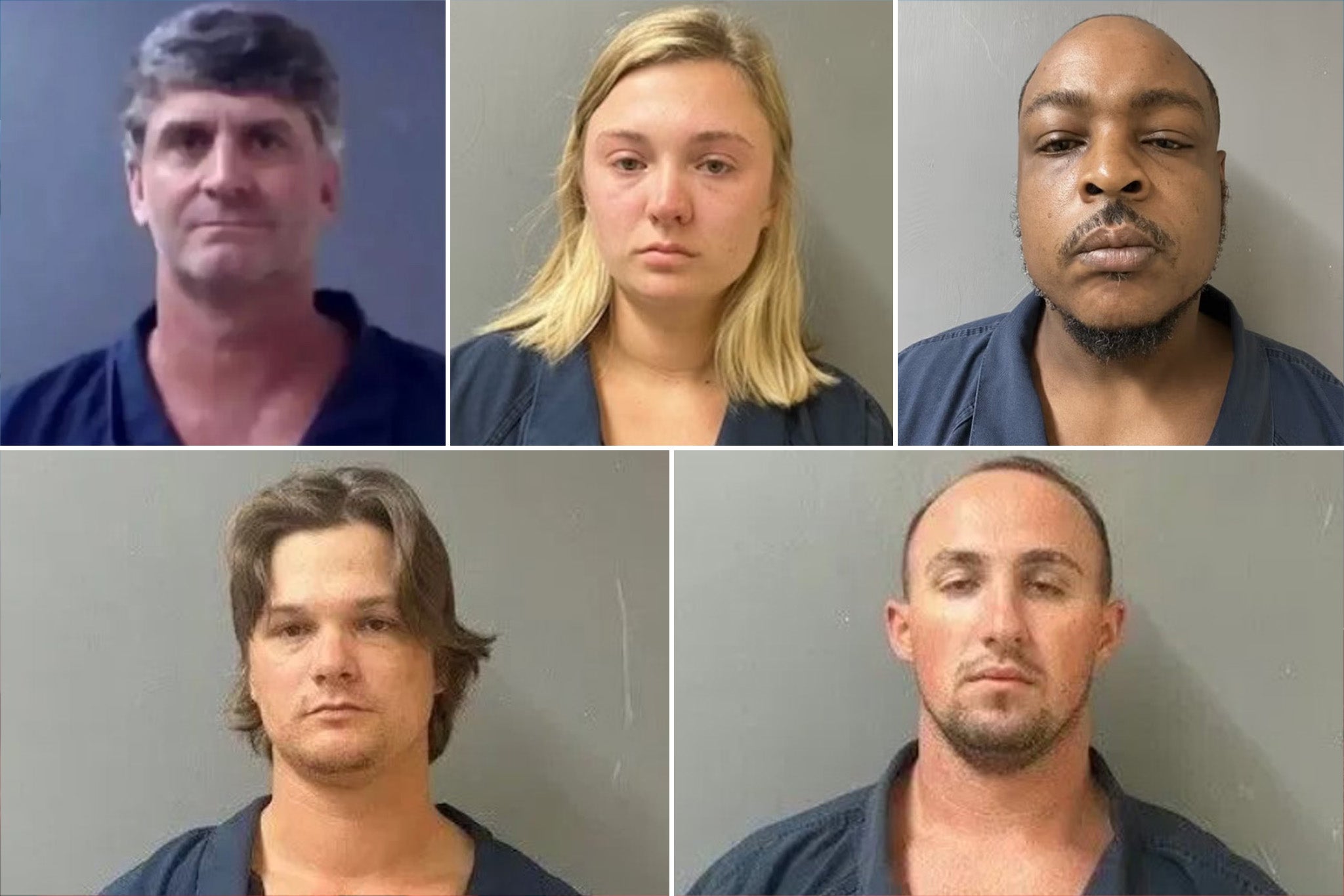 The five supsects arrested following the Montgomery riverfront brawl