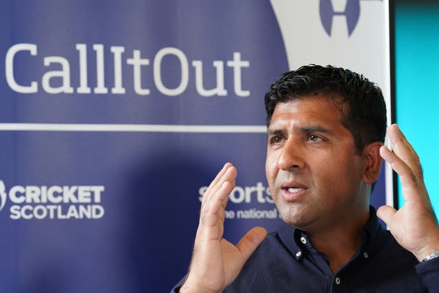 Majid Haq was the victim of alleged racial abuse (Andrew Milligan/PA)