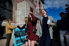 Youth activists win unprecedented victory in suit suing Montana for ignoring climate change
