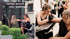 Woman sparks controversy over offering tattoos as wedding favours