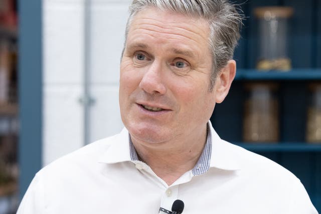 Sir Keir Starmer said Labour should reconnect with its working class roots (Lesley Martin/PA)