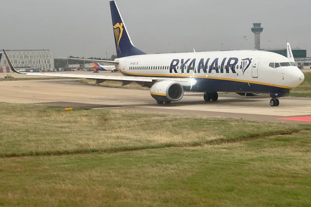 <p>Smooth journey? Ryanair Boeing 737-800 at Stansted airport</p>
