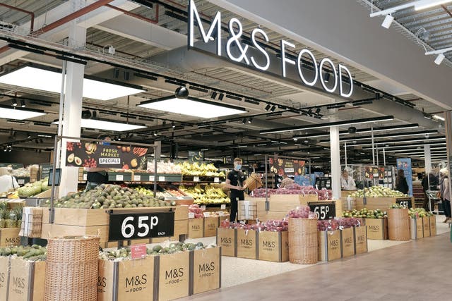 Marks & Spencer has upgraded its financial guidance (Marks & Spencer/PA)