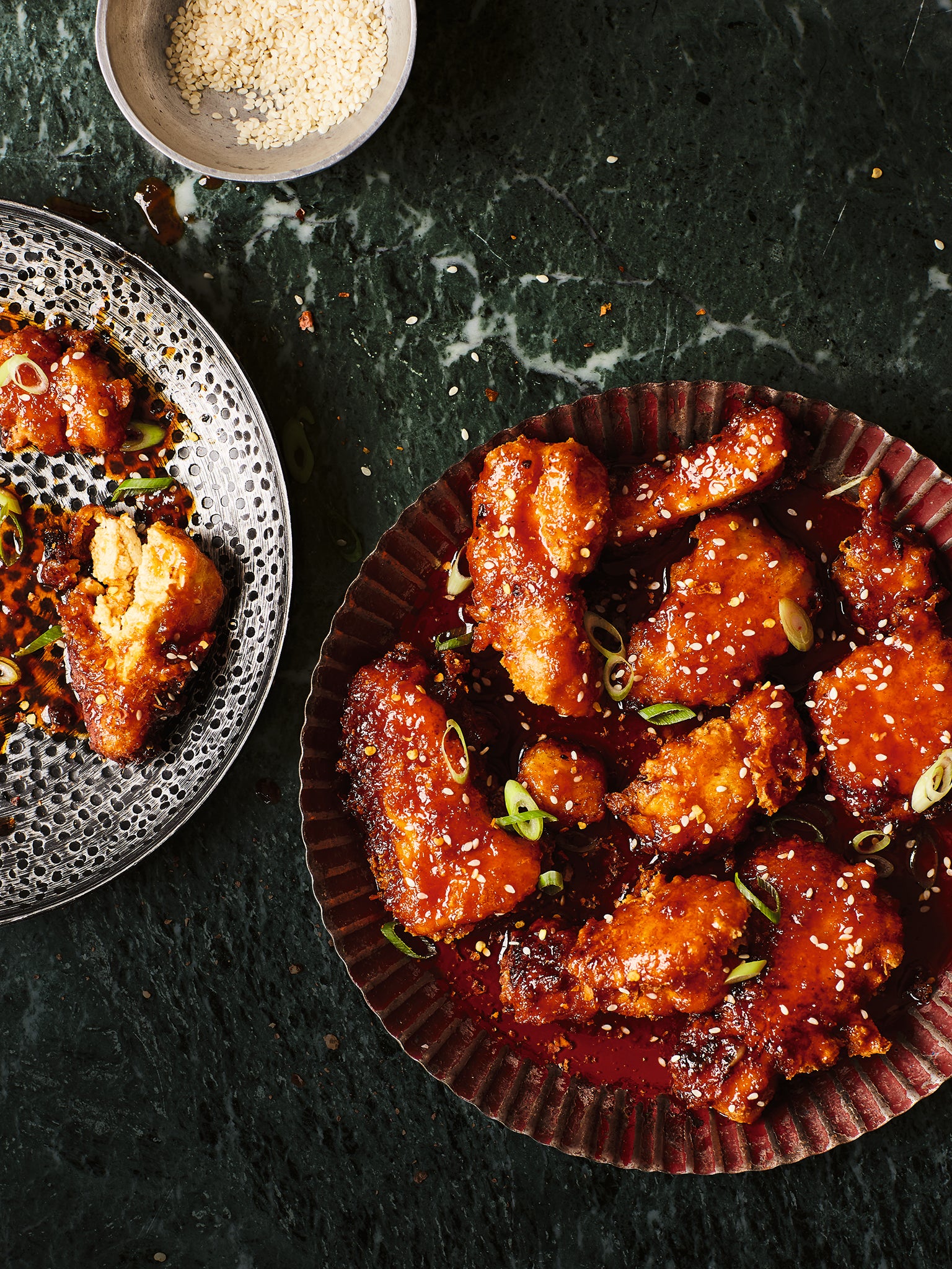 Serve these crispy ‘wings’ as they come or in a sandwich with a side of fries