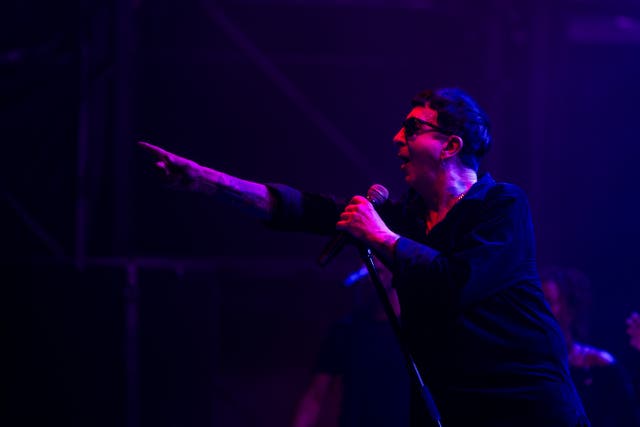 <p>Soft Cell performing at Heritage Live</p>