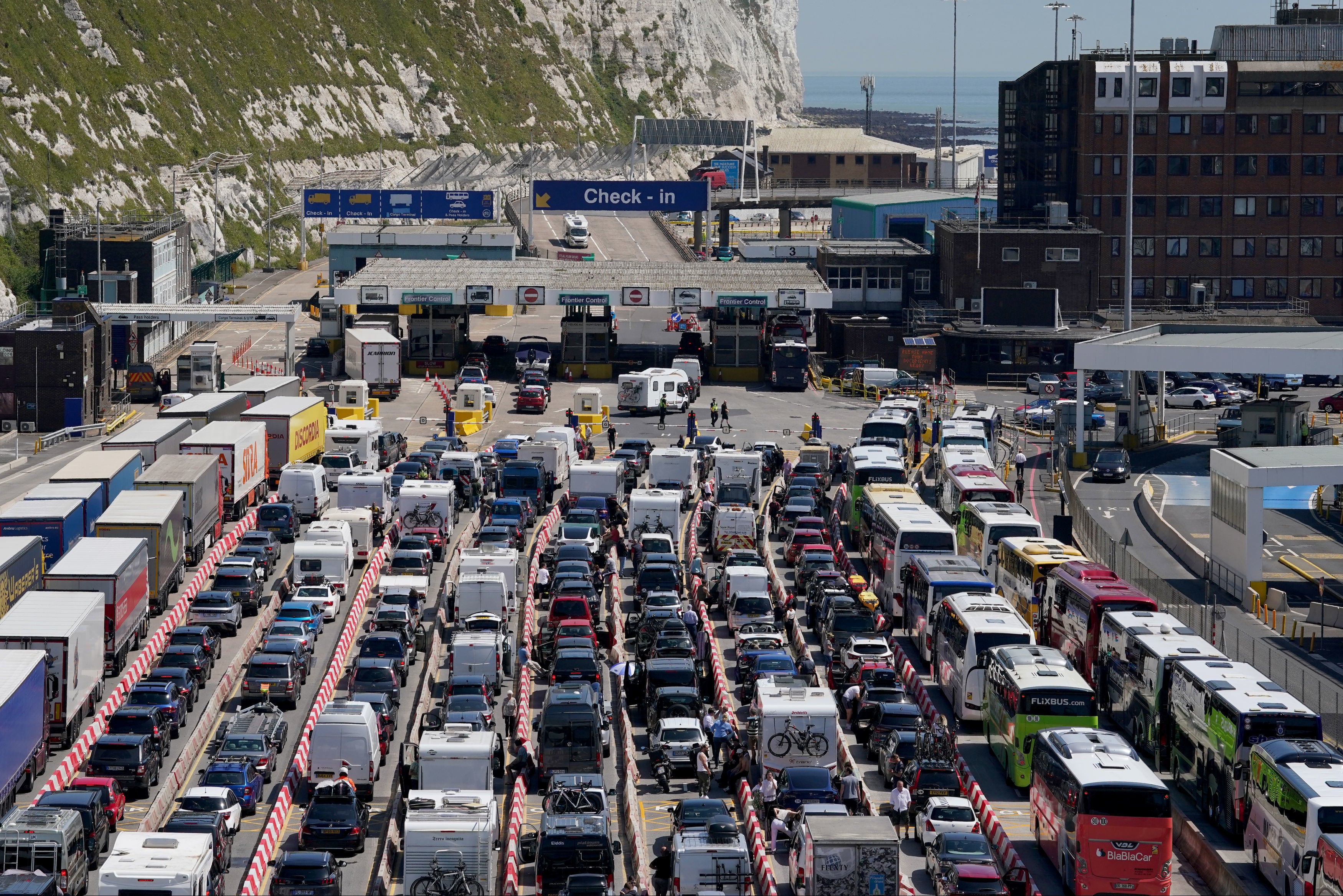 Waves of Brexit checks have cause delays and disruption at Port of Dover