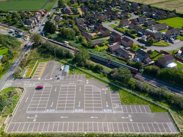 <p>A huge council car park outside Manea railway station, near Ely in Cambridgeshire, was almost empty in the first week after it opened.  </p>