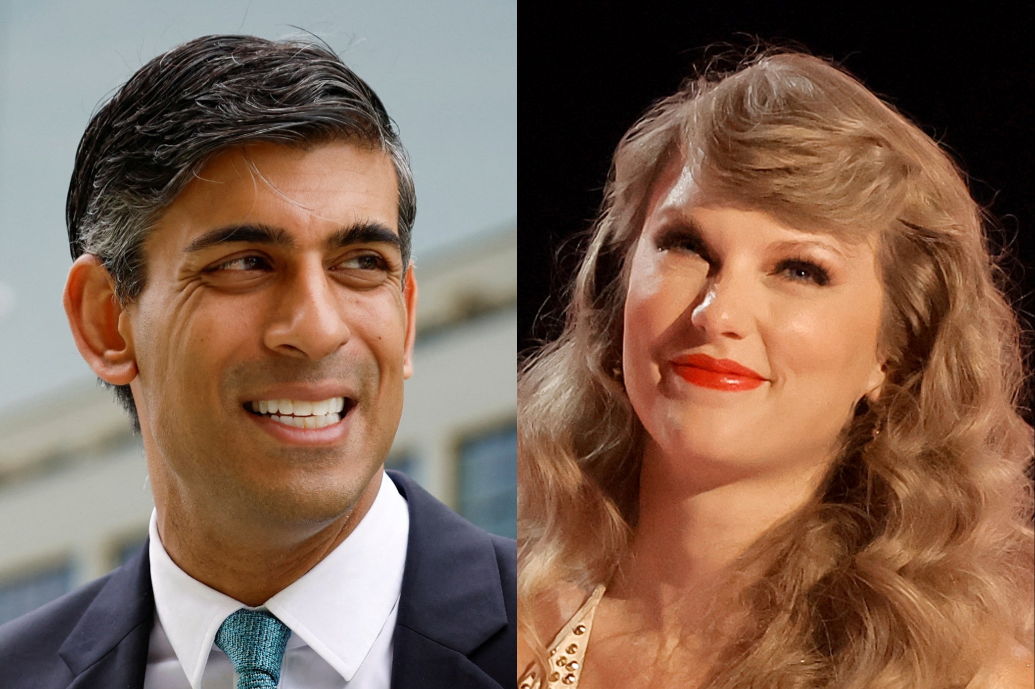 Rishi Sunak and Taylor Swift