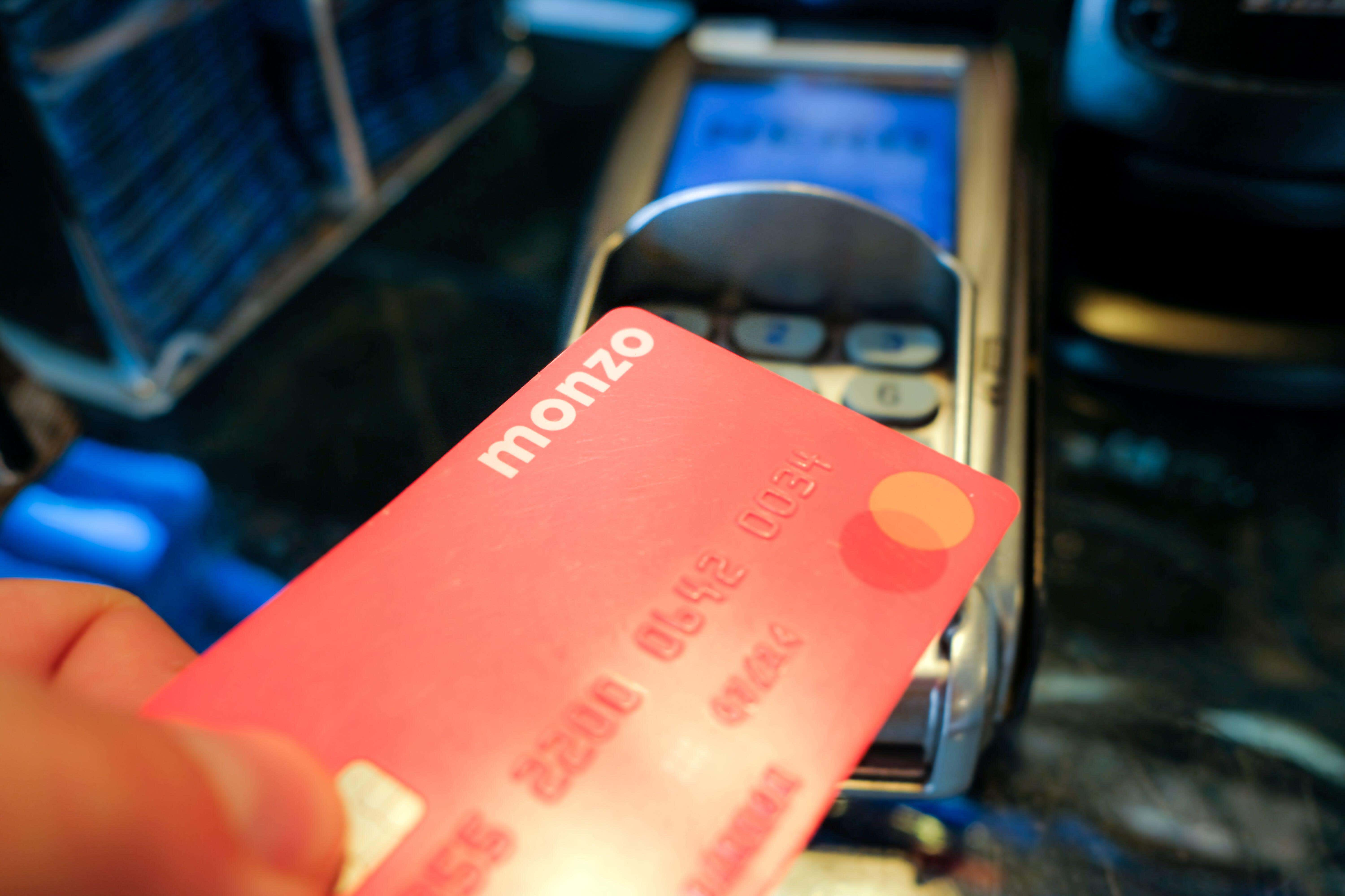 Monzo was voted the best provider for individuals and businesses in a survey of thousands of people in Britain (Alamy/PA)