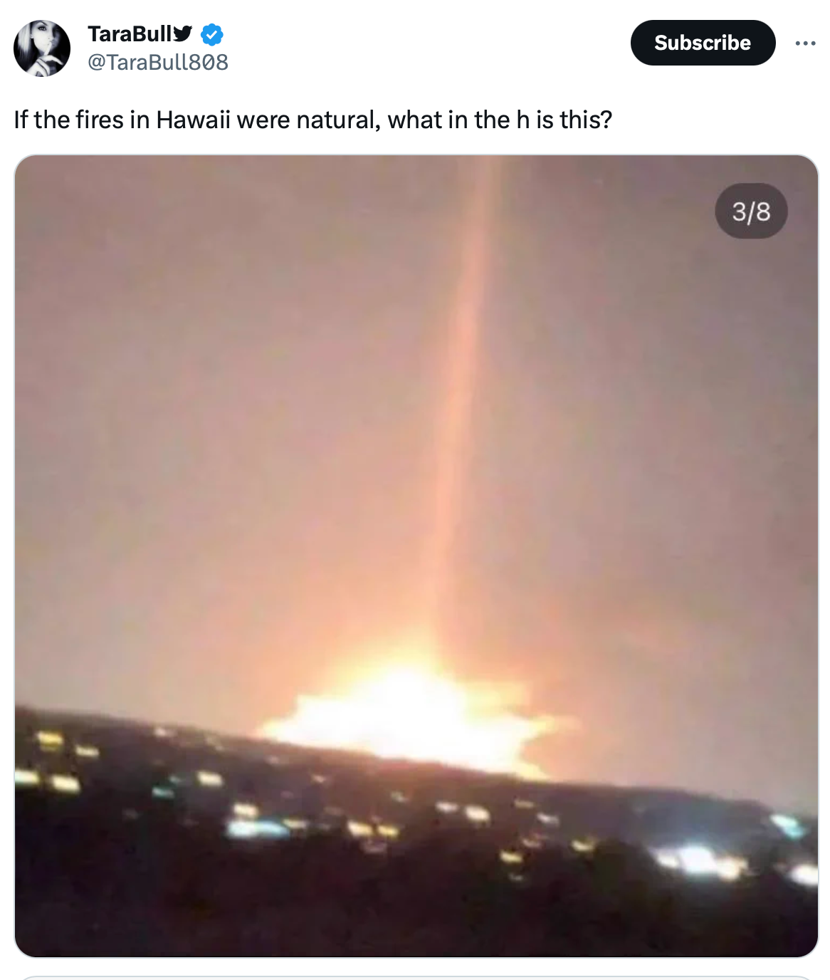 False claims that a ‘directed energy weapon’ strike caused the Maui wildfires have been attracting millions of eyeballs online