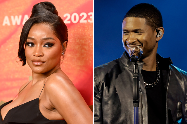 <p>Keke Palmer and Usher</p>