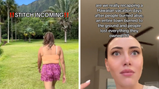 Woman sparks backlash after posting about her Hawaii vacation amid wildfires