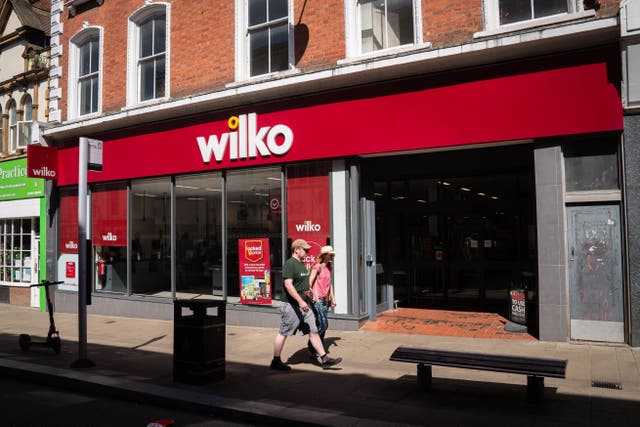 Wilko administrators set a deadline of Wednesday for first bids to buy the chain (James Manning/PA)