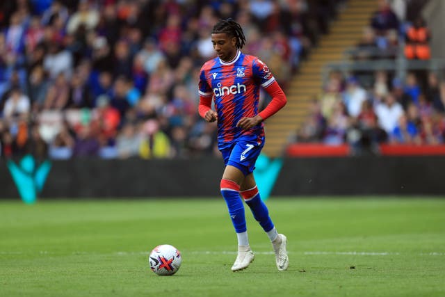 Crystal Palace’s Michael Olise playing against Bournemouth (Bradley Collyer, PA)