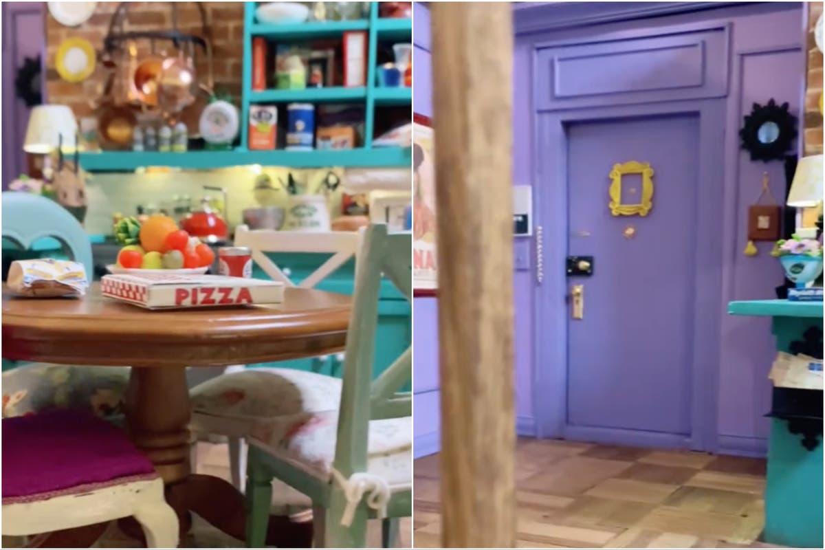 Artist wows Friends fans with incredible miniature replica of Monica&rsquo;s apartment