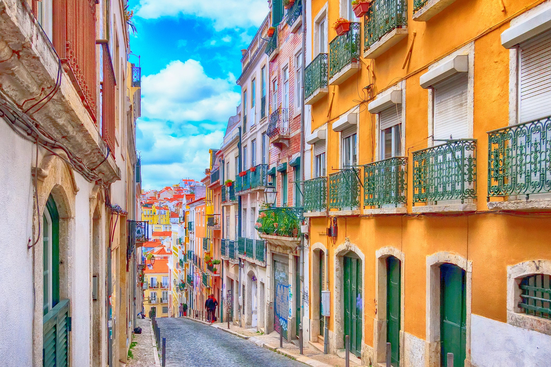 Romantic restaurants and pastel de nata cafes line Lisbon’s pastel streets