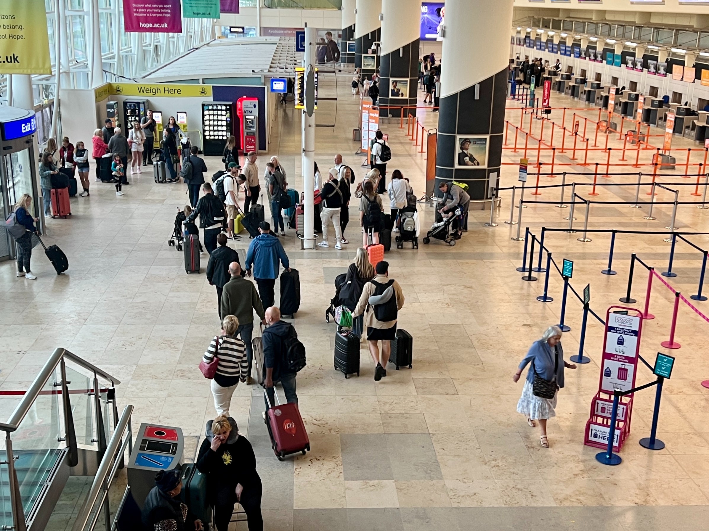 <p>Flight check: Liverpool John Lennon airport, with services on easyJet, Ryanair, Wizz Air and other airlines</p>
