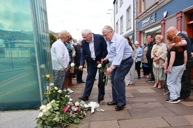 Families marked the 25th anniversary of the Omagh bombing this week (Liam McBurney/PA)