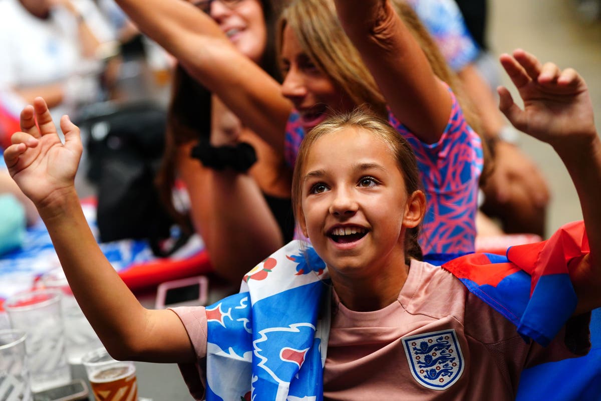 Fan parks erupt as Lionesses take giant step towards World Cup final