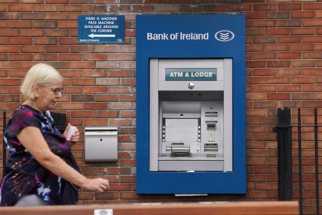 Bank of Ireland has apologised after a glitch led to some of its customers withdrawing or transferring more money than was in their accounts (Brian Lawless/PA)