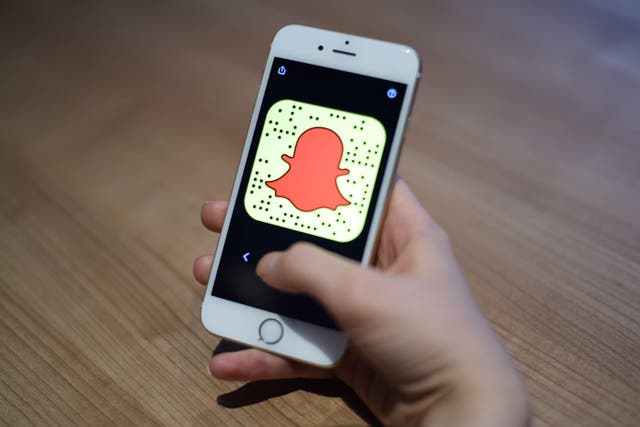 Several Snapchat users shared screen recordings and screengrabs of the short clip on Tuesday evening (Kirsty O’Connor/PA)