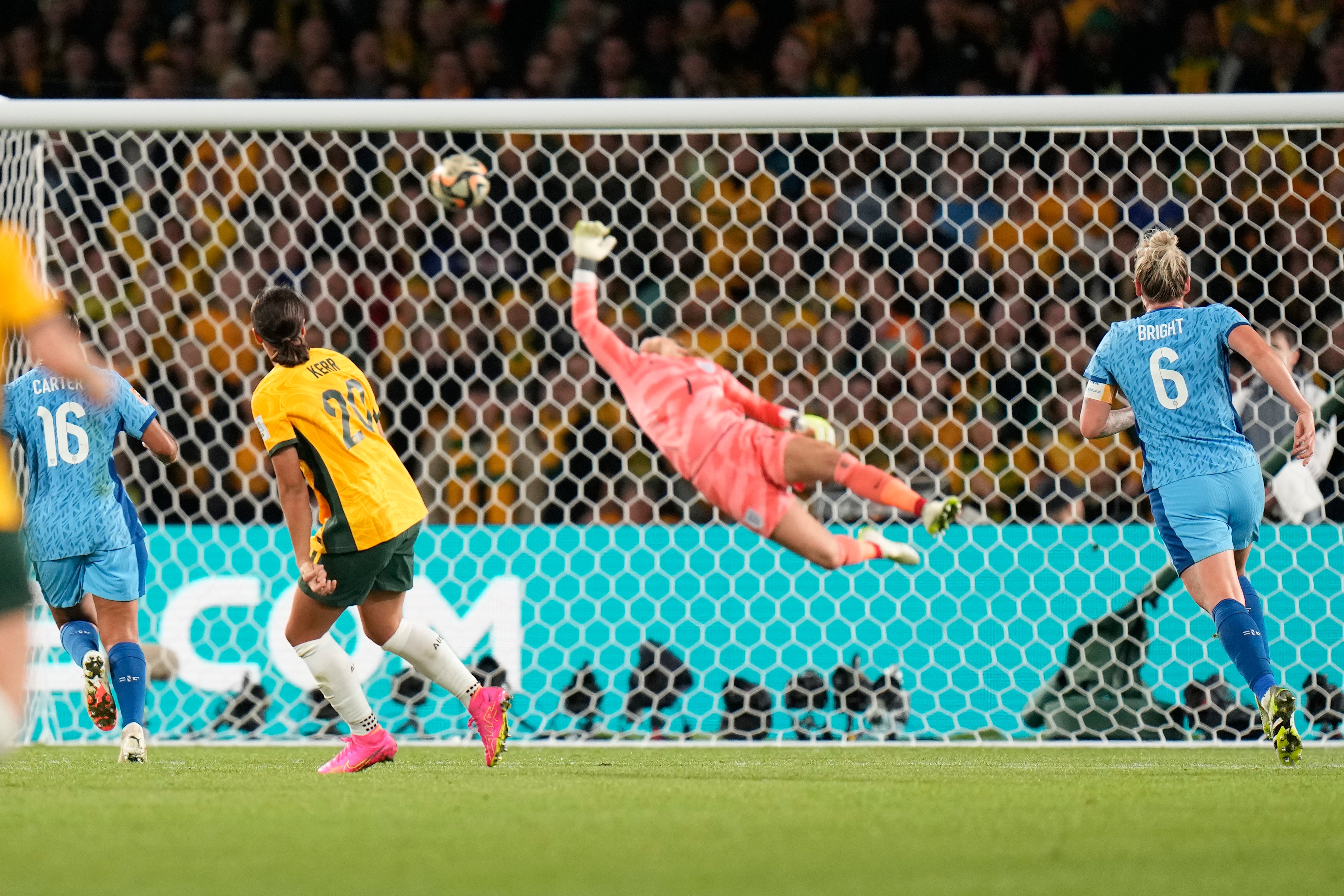 Sam Kerr gave the Matildas the moment they had been waiting for in a record-breaking semi-final