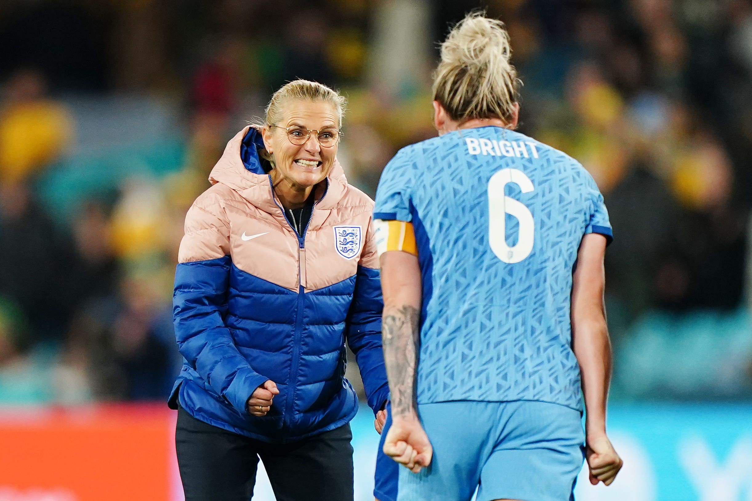 England boss Sarina Wiegman could not believe that she is managing in another World Cup final (Zac Goodwin/PA)