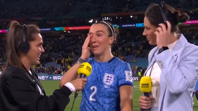 <p>‘All I’ve wanted’: Emotional Lucy Bronze tears up after World Cup win.</p>