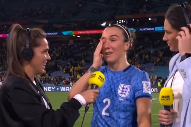 <p>‘All I’ve wanted’: Emotional Lucy Bronze tears up after World Cup win.</p>