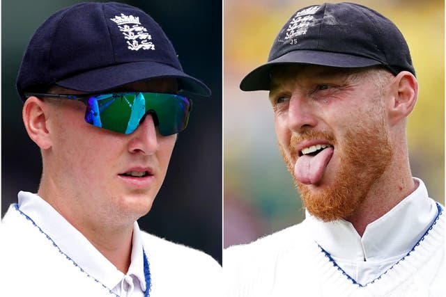 Harry Brook and Ben Stokes (PA)