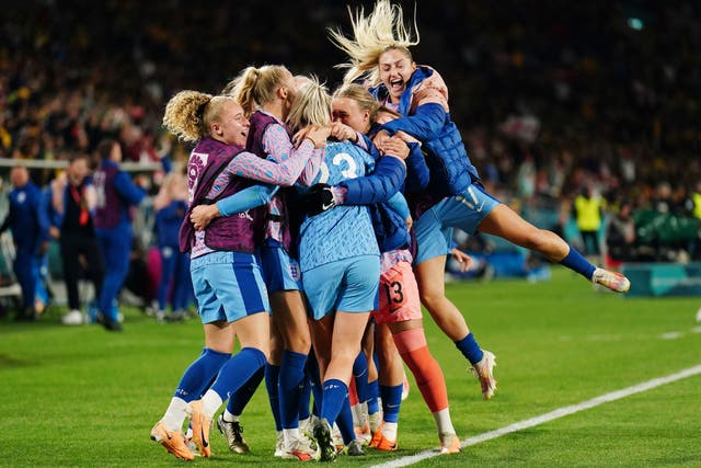 England reached the World Cup final (Zac Goodwin/PA)