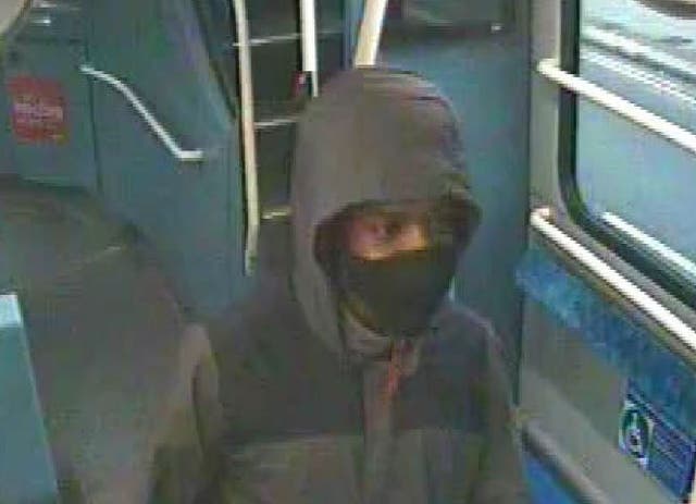 <p>Detectives have released new images of the suspect wanted after two men were stabbed in a homophobic attack in London</p>