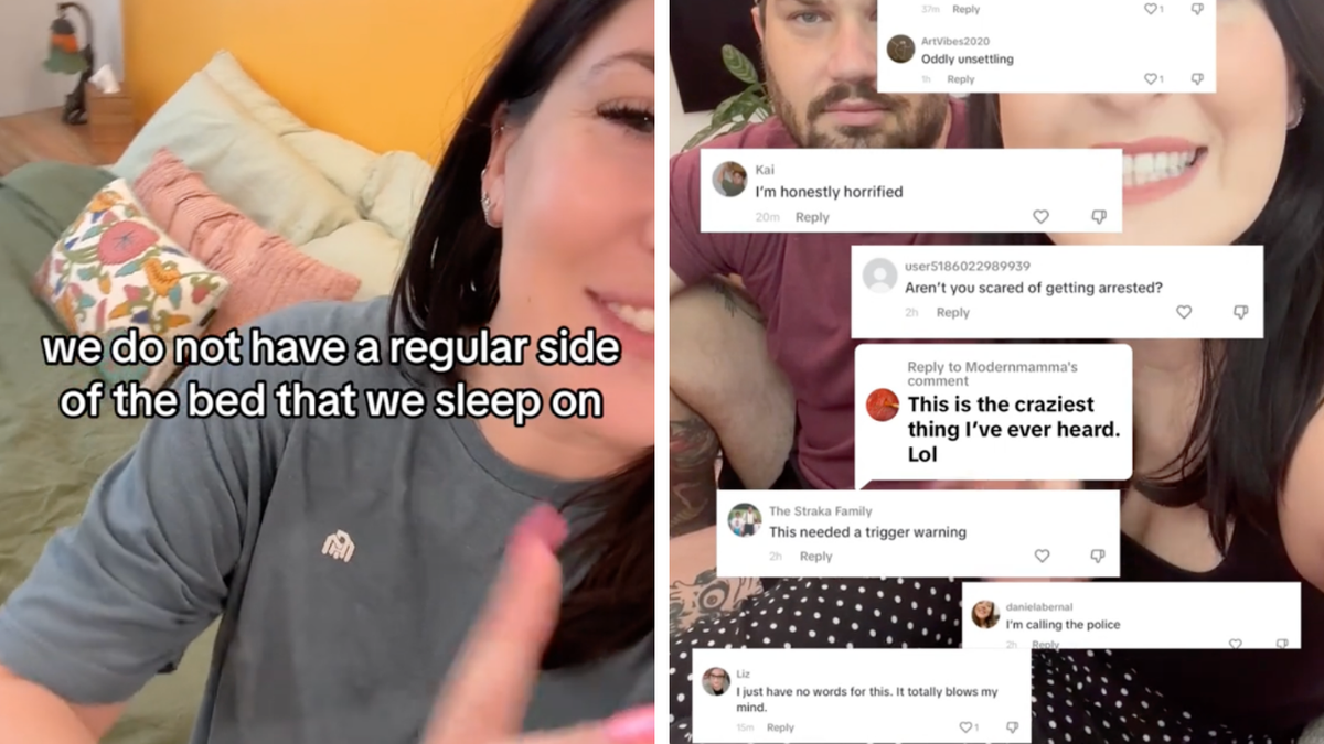 Viewers outraged after woman shares her and her husband&rsquo;s sleeping habit &ndash; or lack of