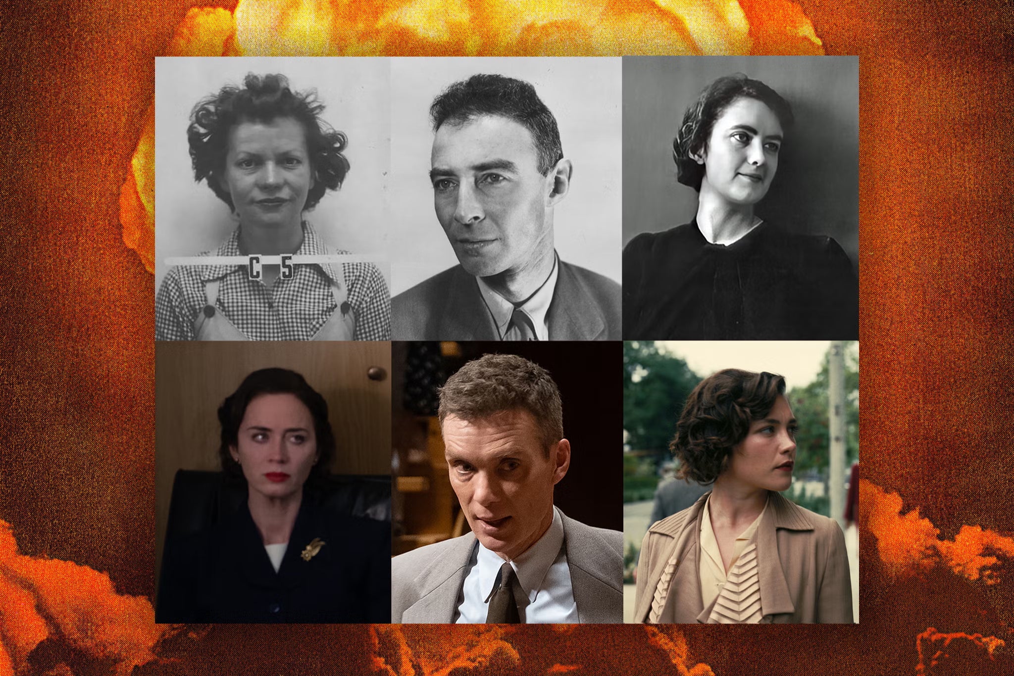 Cillian Murphy plays J Robert Oppenheimer, with Emily Blunt as his wife, Kitty, and Florence Pugh as his lover, Jean Tatlock