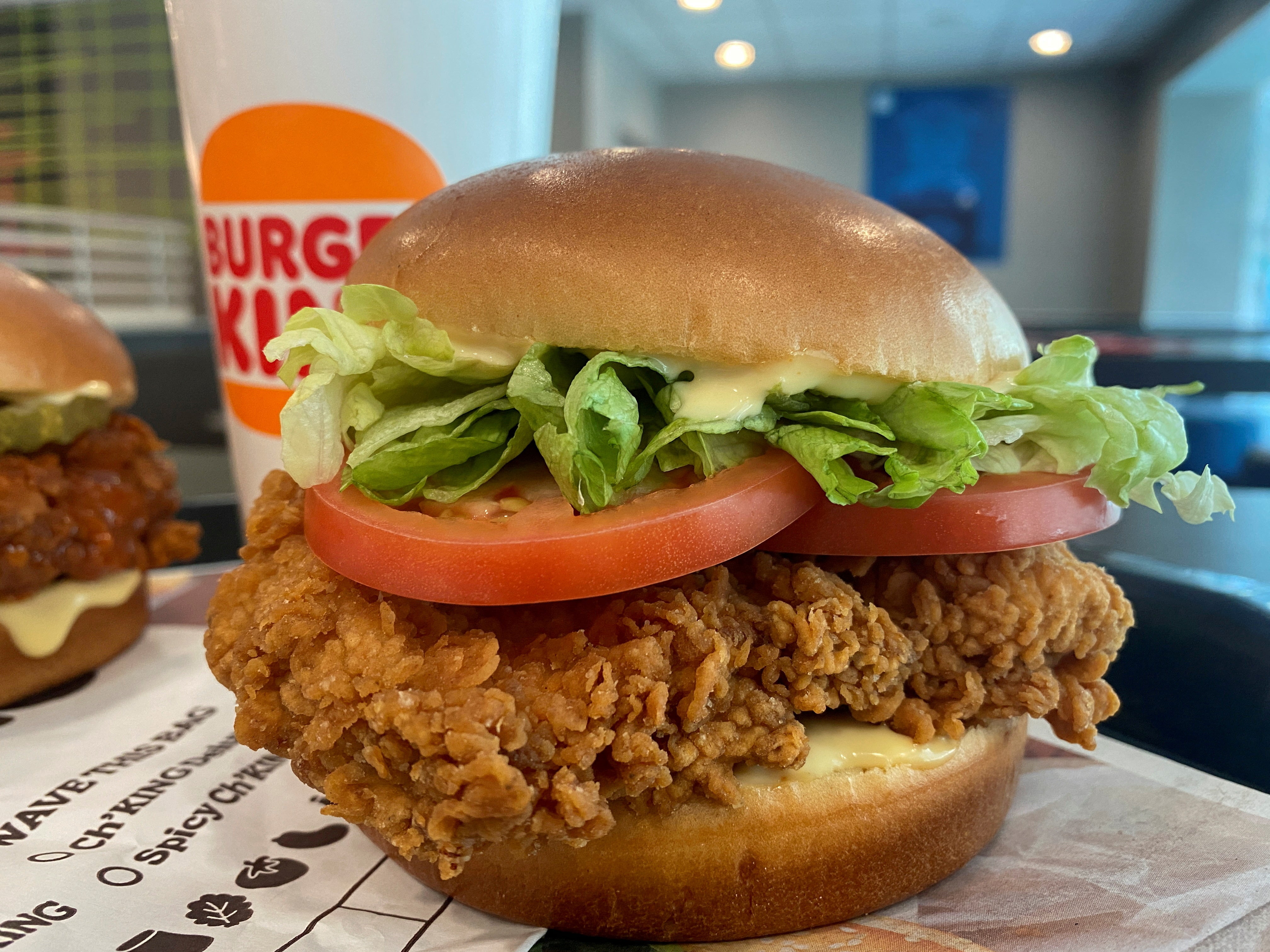 <p>Burger King outlets are removing tomatoes from their menu over food inflation</p>