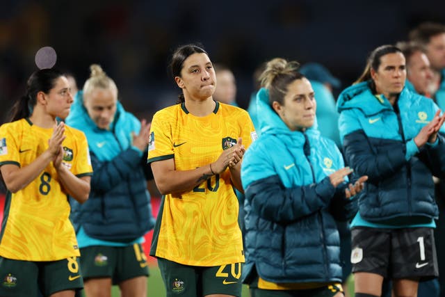 <p>Sam Kerr and Australia were left disappointed by a semi-final defeat to England </p>
